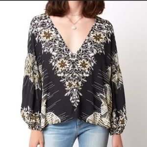 Free People M,  black ravens